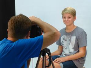beim Fotografieren