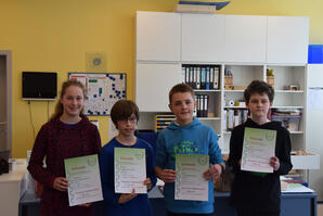Gewinner Intern. Junior-Science-Olympiade