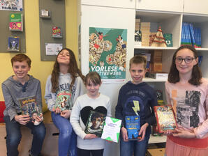 v.l.: Tim Schmid, Siana Riedinger, Bethan Elliott, Timo Theobald und Helena Schindler