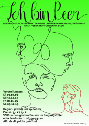 Plakat "Ich bin Peer"