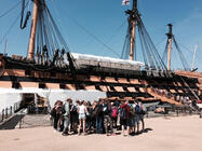 HMS Victory im Navy Museum von Portsmouth 