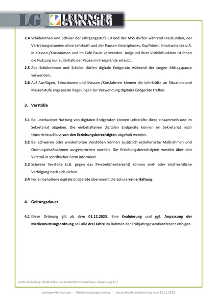 Mediennutzungsordnung