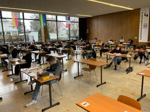 Start des Abiturs in der Aula