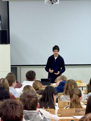 Damiano Vecchi, Referent der Jugendvertretung „Young Voice“ der Stadt Grünstadt 