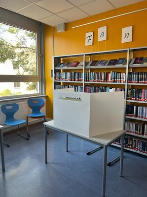 Wahllokal am Leininger-Gymnasium