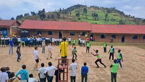 Sportplatz in Ruanda