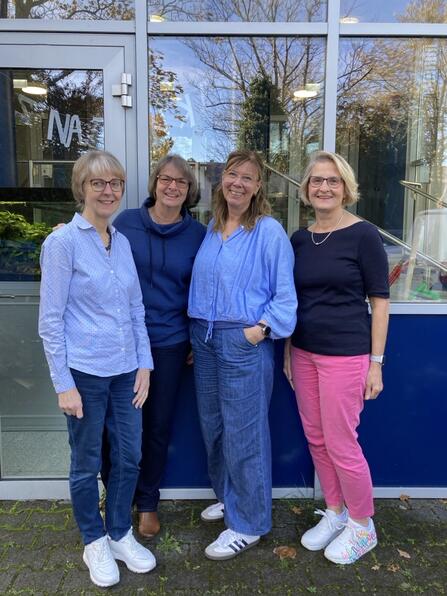 Unser Team: Christina Wiessner, Sylvia Wendel, Britta Pallasch und Christel Jung